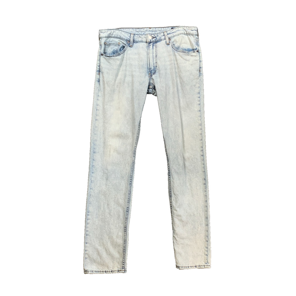Bonobos Jeans Mens 35 Light Wash Denim Slim Fit Mid Rise Five Pocket Zip Fly